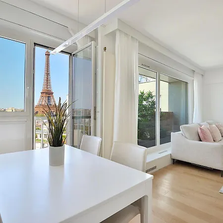 Magical Modern Apartment Eiffel Tower, Paris The Million Dollar View Exterior photo